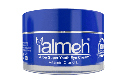 yalmeh naturals vegan super youth eye cream to reduce dark circles, eye bags, fine lines and wrinkles around the eyes.